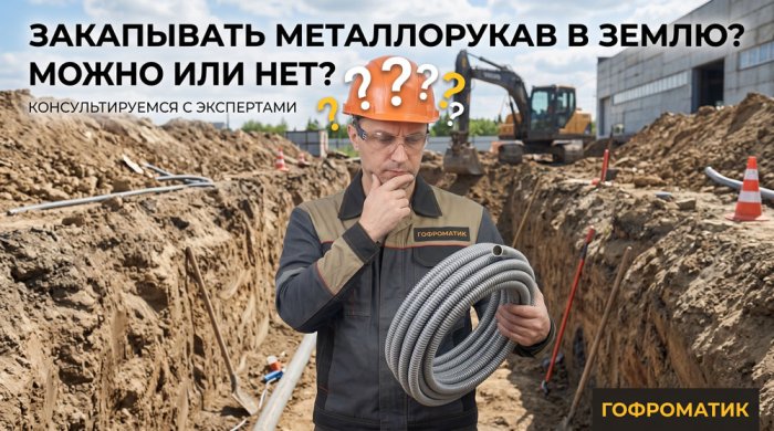 Металлорукав в земле: что говорит ПУЭ и чем защитить кабель под землёй на самом деле