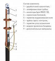 Муфта 1 ПКНТ-10 (300-400) с наконечниками (комплект на 3 фазы) ЗЭТАРУС